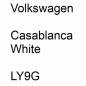 Preview: Volkswagen, Casablanca White, LY9G.